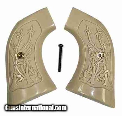 Ruger Vaquero XR3-Red Grips, Snake in Bush