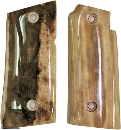 Colt Mustang & Colt Pocketlite Fossilized Walrus Ivory Grips