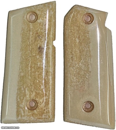 Colt Mustang or Colt Pocketlite Real Fossilized Walrus Ivory Grips