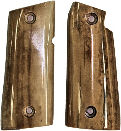 Colt Mustang or Colt Pocketlite Real Fossilized Walrus Ivory Grips