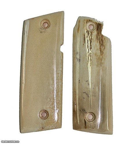 Colt Government Model .380 or Colt Mustang Plus II Fossilized Walrus Ivory Grips