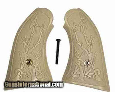 Remington 1858 Uberti Grips, Snake in Bush