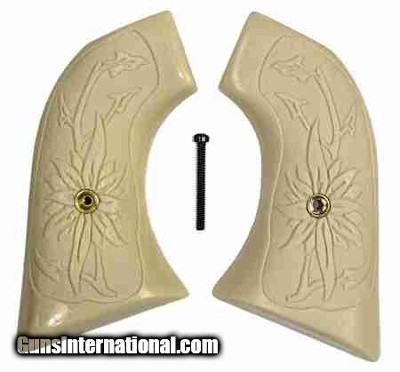 Hawes Western Marshall Grips With Pinwheel Flower