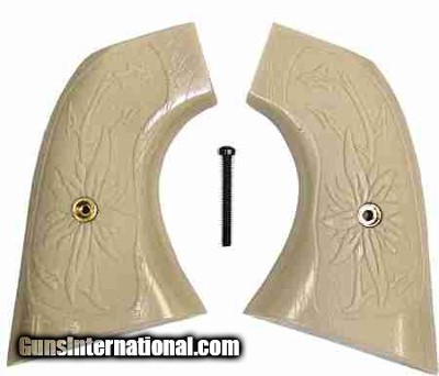 Taurus Gaucho S.A. Ivory-Like Grips, Pinwheel Flower