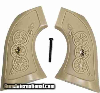 U.S. Firearms SA Ivory-Like Grips, Arrow & Wagon Wheels
