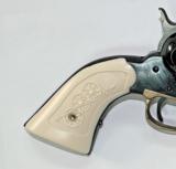 Remington 1858 Uberti Ivory-Like Grips, Arrow & Wagon Wheels - 2 of 2
