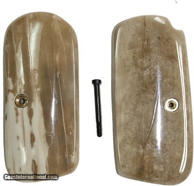 Colt 1903 & Colt 1908 Pocket Hammerless Fossilized Alaskan Walrus Ivory Grips