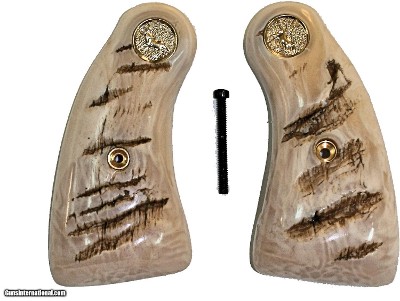 Colt Detective Special Repro Ram Horn Grips, 3rd Model