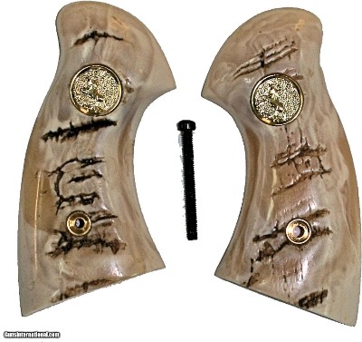 Colt Agent & Colt Cobra Reproduction Ram Horn Grips