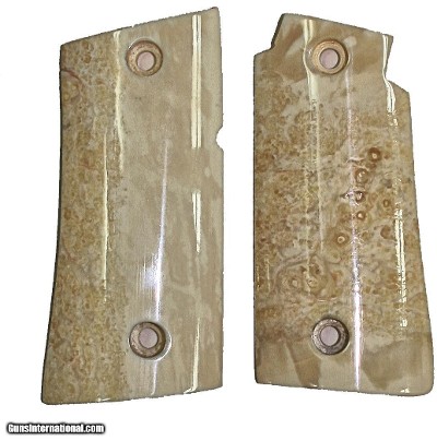 Colt Mustang or Colt Pocketlite Real Fossilized Walrus Ivory Grips