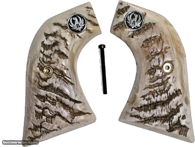 Ruger Vaquero XR3-Red Repro Ram Horn Grips