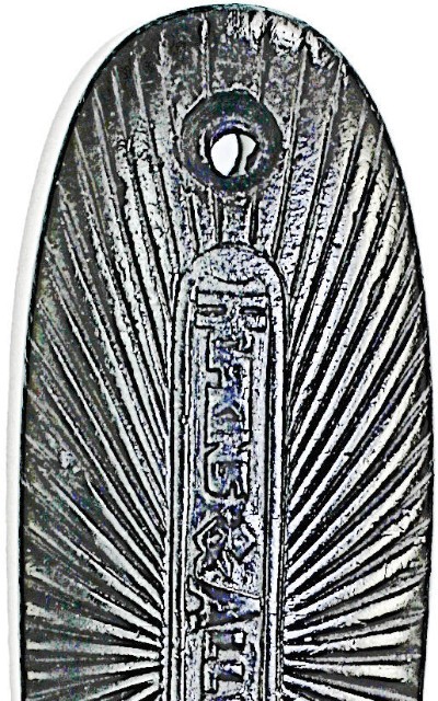 Hopkins & Allen Buttplates, Sunburst Lines