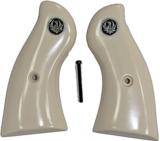 Ruger Redhawk Revolver Ivory-Like Grips With Medallions - 1 of 1