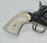Remington 1858 Pietta Ivory-Like Grips, Arrow & Wagon Wheels