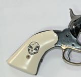 Remington 1858 Uberti Ivory-Like Grips, Human Skull - 1 of 1
