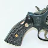 Smith & Wesson K & L Frame Imitation Jigged Buffalo Horn Grips With Medallions - 1 of 1