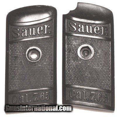 Sauer Model 1913 7.65 .32 Caliber Grips