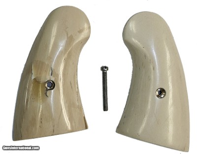 Colt Python or 2021 Anaconda Siberian Mammoth Ivory Grips, Small Panel