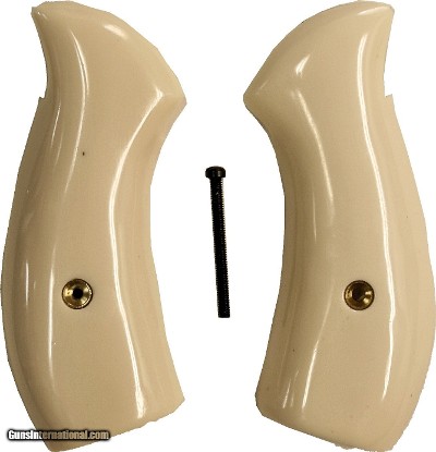 Smith & Wesson N Frame Ivory-Like Grips, Round Butt