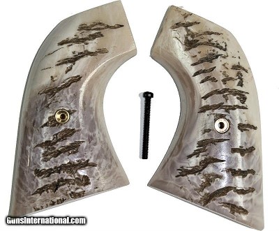 Pietta 1873 SA Revolver Repro Ram Horn Grips