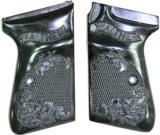 Walther PPK/S Auto Grips, Checkered With Floral Design, Black - 1 of 1