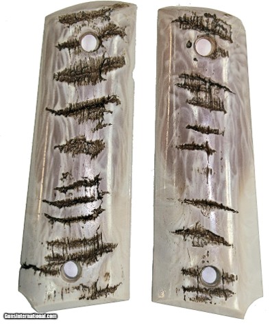 Colt 1911 Reproduction Ram Horn Grips, Ambi Safety