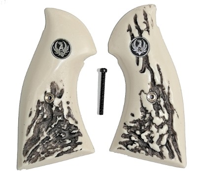Ruger Redhawk Stag-Like Grips With Medallions