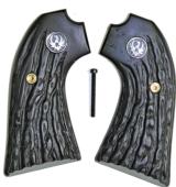 Ruger Bisley Imitation Jigged Buffalo Horn Grips With Medallions - 1 of 1