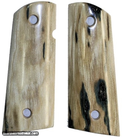 Colt 1911 Officers Model Siberian Mammoth Ivory Grips