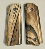 Colt 1911 Officers Model Alaskan Mammoth Ivory Grips, Compact Size - 1 of 1