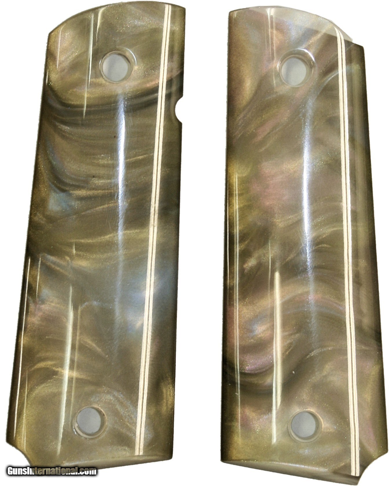 Colt 1911 Pearl Premium Grips, Abalone for sale