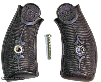 Hopkins & Allen No. 6 DA Revolver Grips, Large Frame