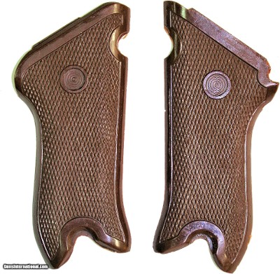 Luger P.08 VOPO WWII German Police Grips, Brown