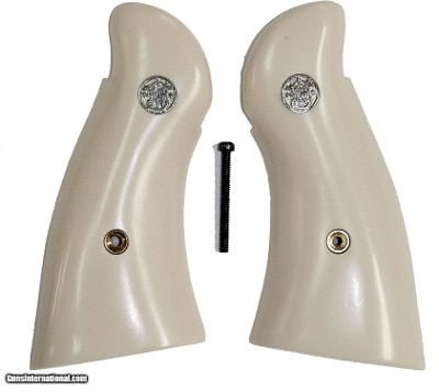 Smith & Wesson N Frame Ivory-Like Grips With Medallions