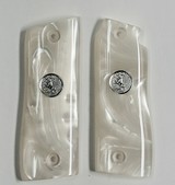 Colt Government Model .380 & Colt Mustang Plus II Pearl Premium Grips With Medallions - 2 of 2