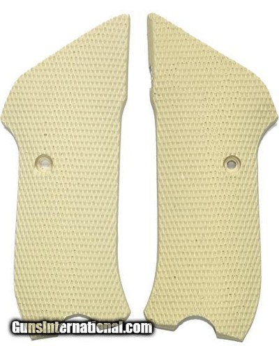 Stoeger Luger .22 Ivory-Like Grips, Checkered