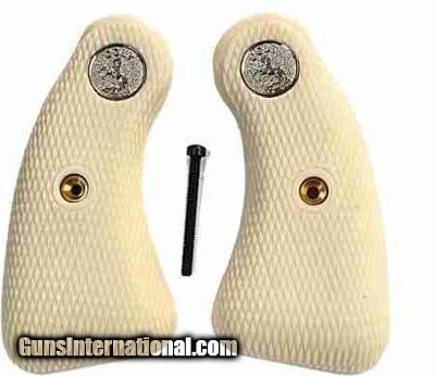 Colt Detective Special Grips, 2nd Model, Full Frame, Round Butt With Medallions