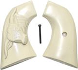Colt SAA Ivory-Like Grips With Classic Steer, 1st & 2nd Generation
