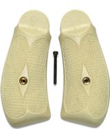 Smith & Wesson Russian Ivory-Like Grips, Checkered