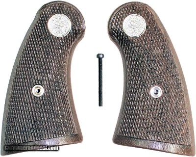 Colt Army Special, Official Police Royalwood Grips With Medallions