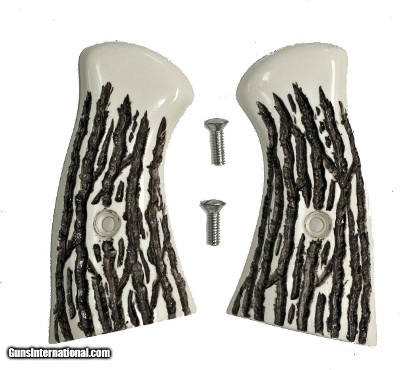 H & R New Model Revolver Imitation Jig Bone Grips, 4