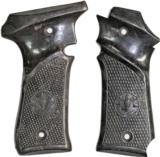 Original Llama Models III & IIIA Auto Vintage Grips, 9mm & .380, Brown - 1 of 1