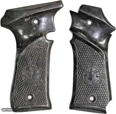 Original Llama Models III & IIIA Auto Vintage Grips, 9mm & .380, Brown