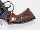Colt Python 2nd Generation Rosewood Grips, Smiley Checkered Pattern - 3 of 6