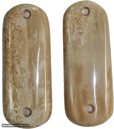 Colt 1902 Hammer Auto Fossilized Alaskan Walrus Ivory Grips