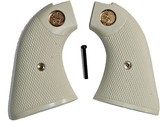Colt Scout & Frontier Ivory-Like Grips, Checkered With Medallions - 1 of 1