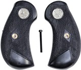 Colt 1878 Frontier DA Revolver Fat Size Grips, Black With Medallions - 1 of 1