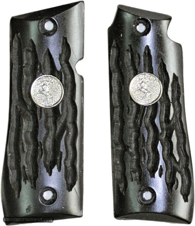 Colt Government Model .380 Buffalo Horn Grips With Medallions