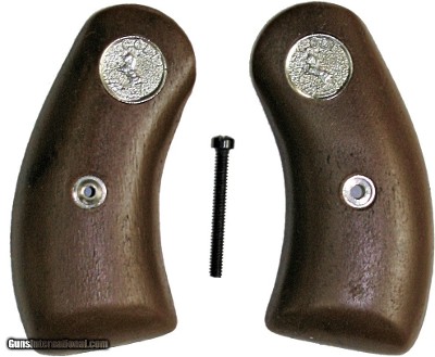 Colt Pocket Positive Royalwood Grips With Medallions