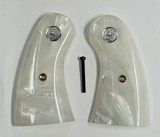 Colt 1917 New Service Pearl Premium Grips With Medallions - 1 of 1